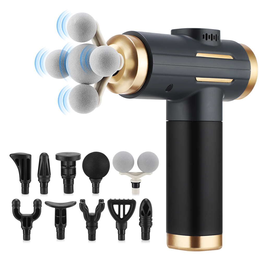 Health Wellness - Portable Fascial Massage Gun Electric Percussion