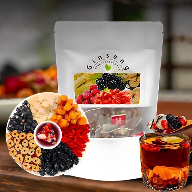 Ginseng Five Treasure Tea Natu – обзор и цена Herbal Wellness