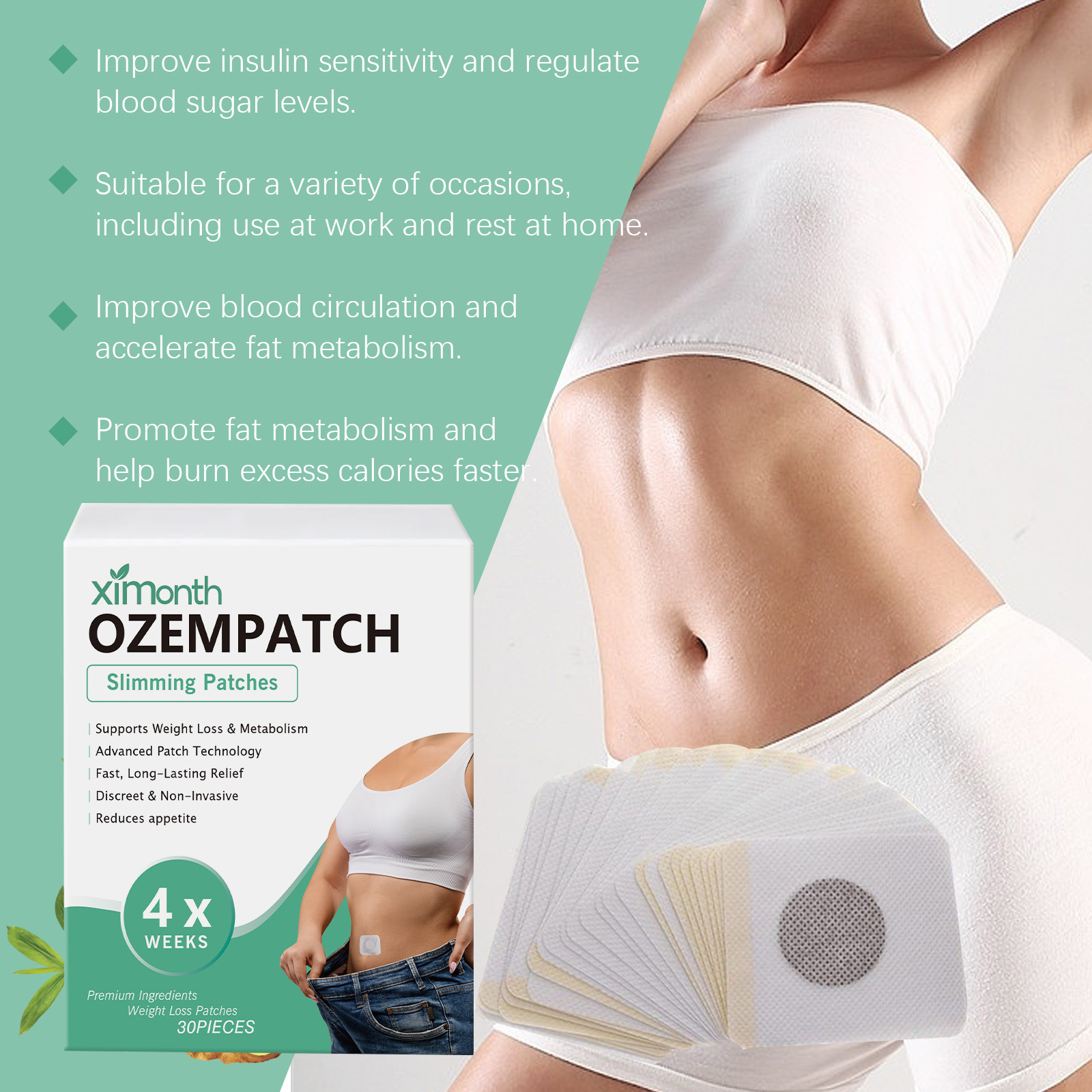 Ximonth Body Shaping Patches I – обзор и цена Herbal Wellness Patches