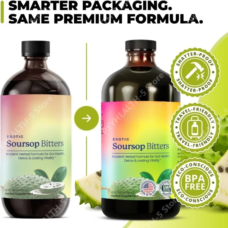 Soursop Bitters Drops Liquid O – обзор и цена Herbal Wellness Drops