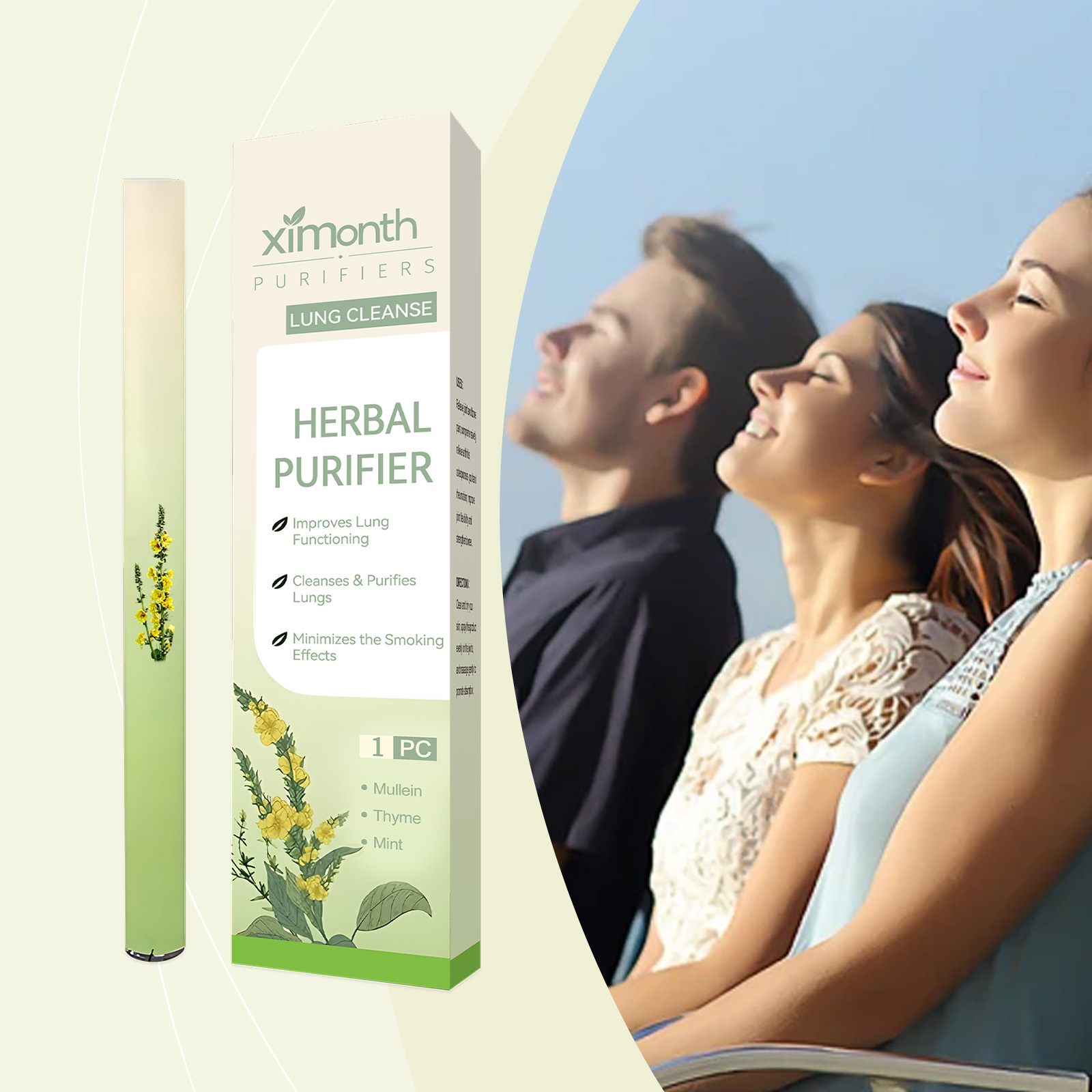 Natural Herbal Breathing Stick – обзор и цена Herbal Wellness