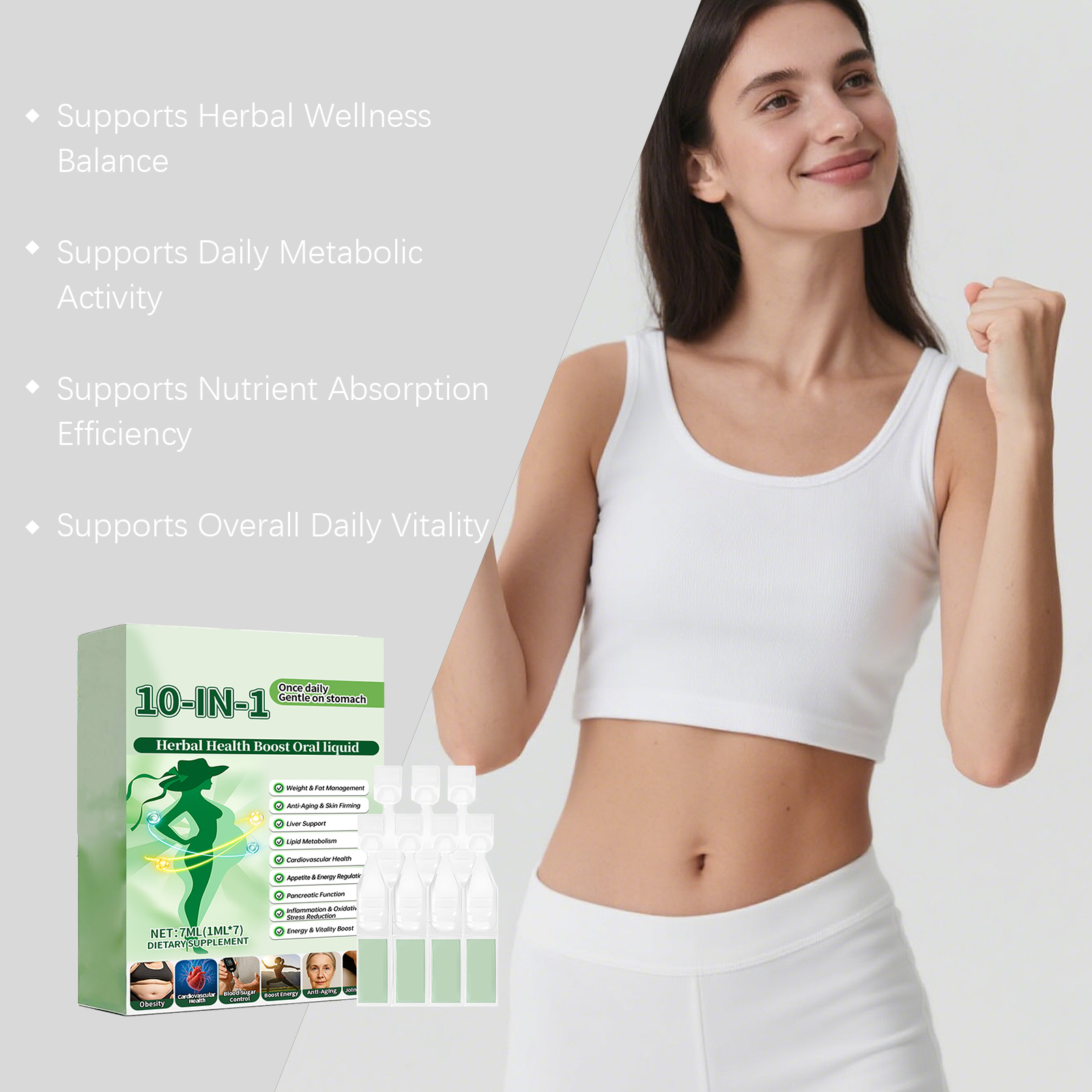 10 in 1 Herbal Health Support  – обзор и цена Herbal Wellness Drops