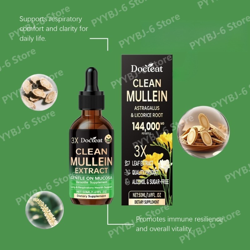 Mullein Astragalus & Licorice  – обзор и цена Herbal Wellness Drops