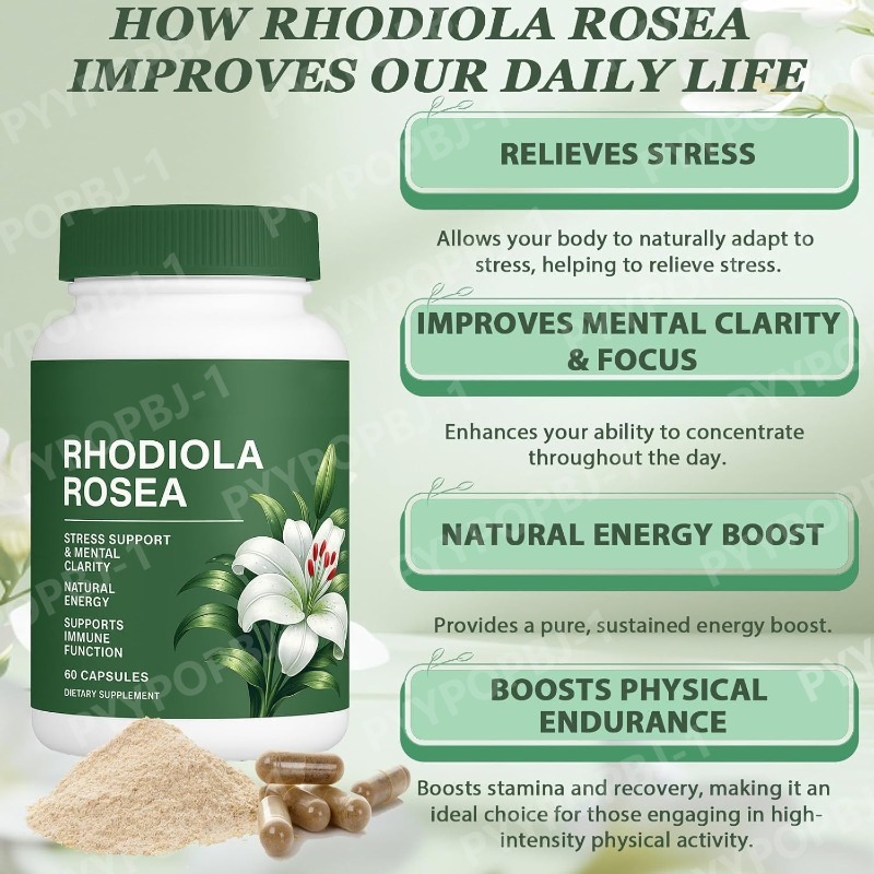 Rhodiola Rosea Capsules 500mg, – обзор и цена Herbal Wellness