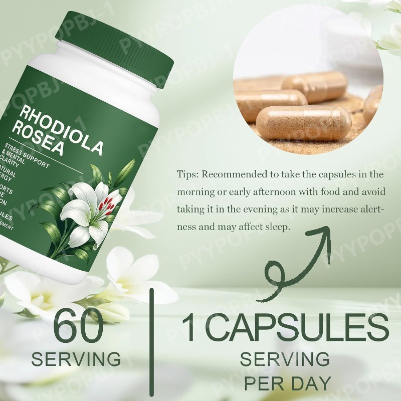 Rhodiola Rosea Capsules 500mg, – обзор и цена Herbal Wellness