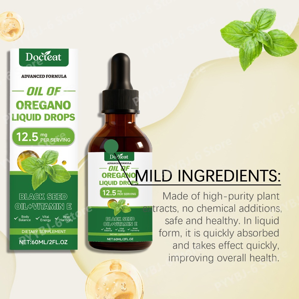Oregano Oil Liquid Drops 60ml  – обзор и цена Herbal Wellness