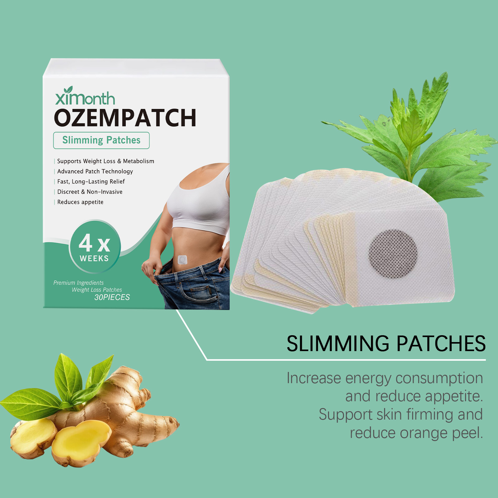 Ximonth Body Shaping Patches I – обзор и цена Herbal Wellness Patches
